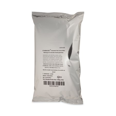 STARBUCKS Gourmet Hot Cocoa Mix, 2 lb, Bag, PK6 PK 11071232